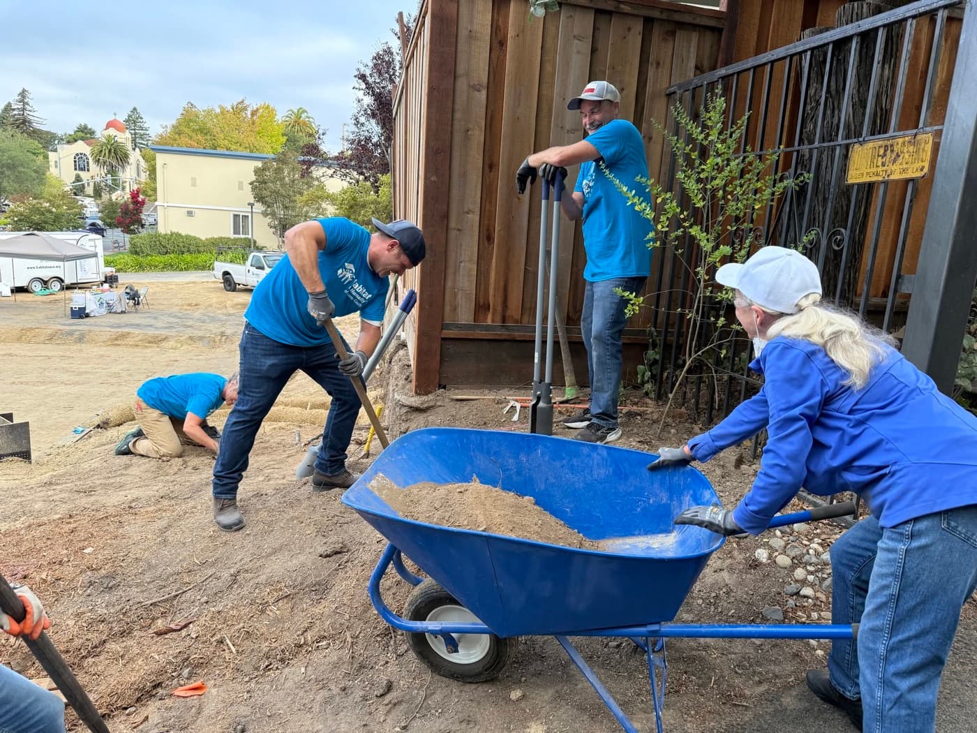 NORBAR members volunteering together at a community event in the North Bay