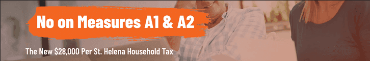 No on Measures A1 and A2 campaign banner